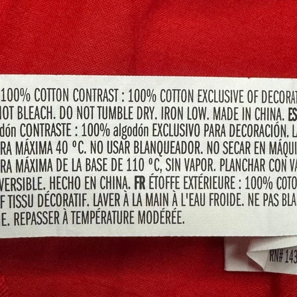 Pomander Place Red Eyelet Peplum T Shirt Women's Size S Short Sleeve Casual Top - Picture 8 of 8